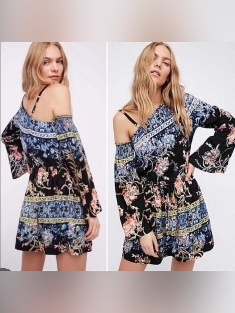 Free People Modern Nomad One Shoulder Mini Dress Size Small